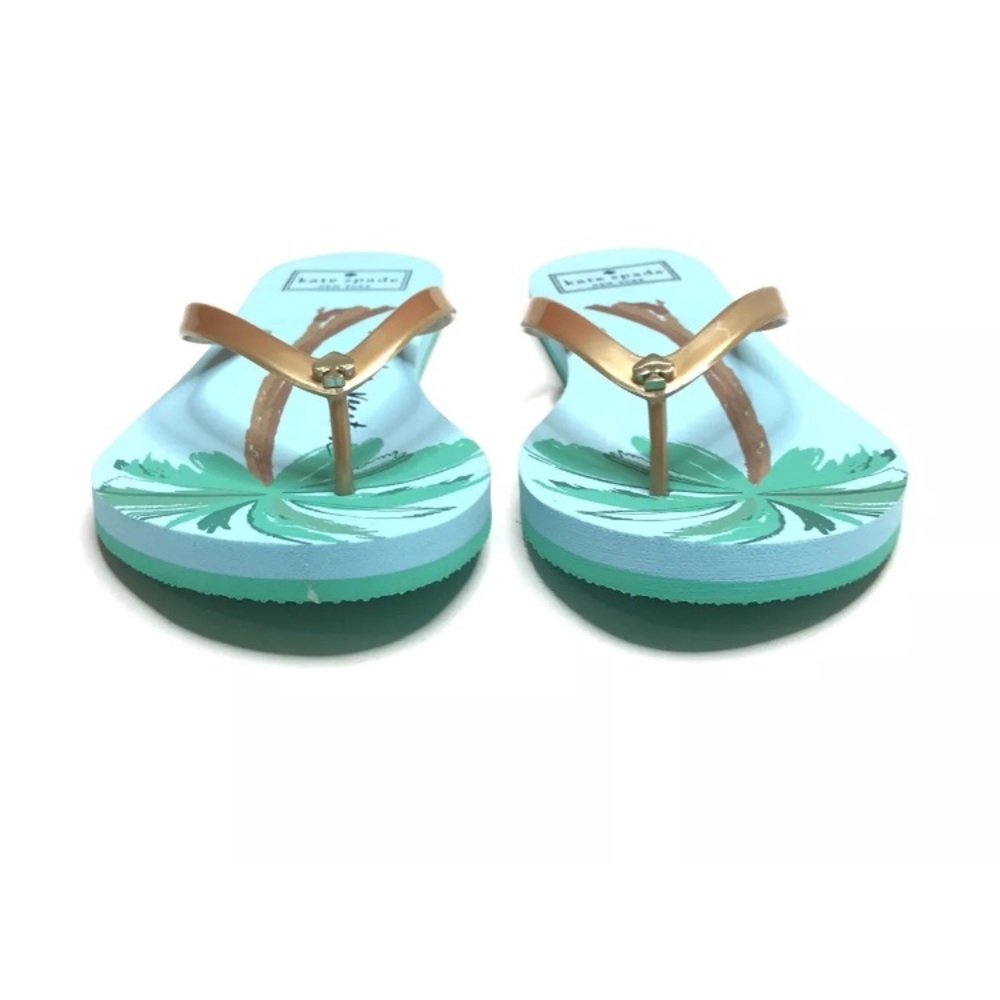 Kate Spade Flip Flops NEW I Need A Vacation - Picture 4 of 8